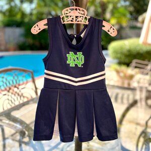 Infant Baby Girls Notre Dame Fighting Irish Cheerleading Outfit Dress, 12 M